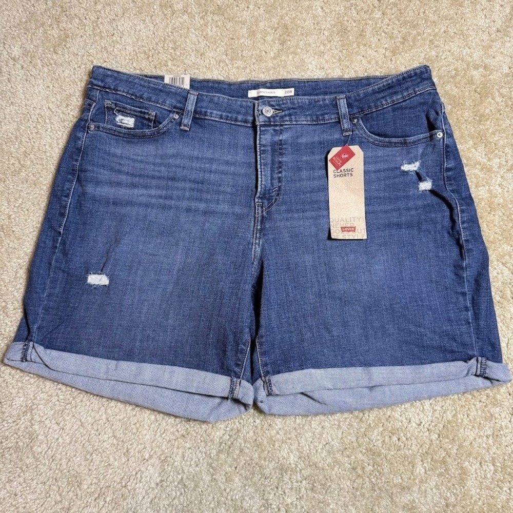 Levi's Mid-Length Shorts Mid-Rise Women's‎ 20W NEW